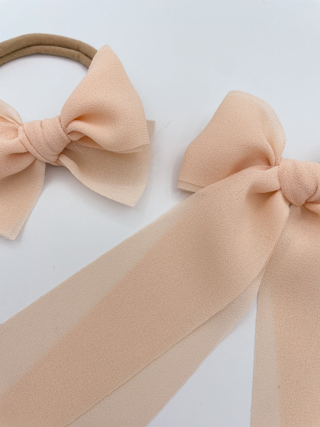 Grande Boucle Chiffon Blush