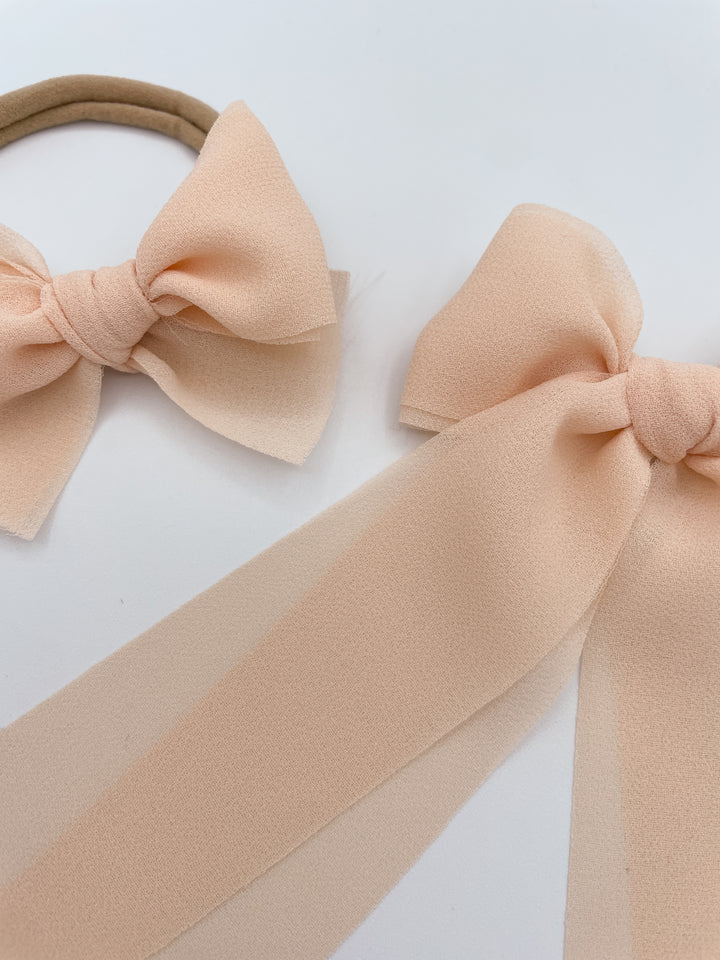 Grande Boucle Chiffon Blush