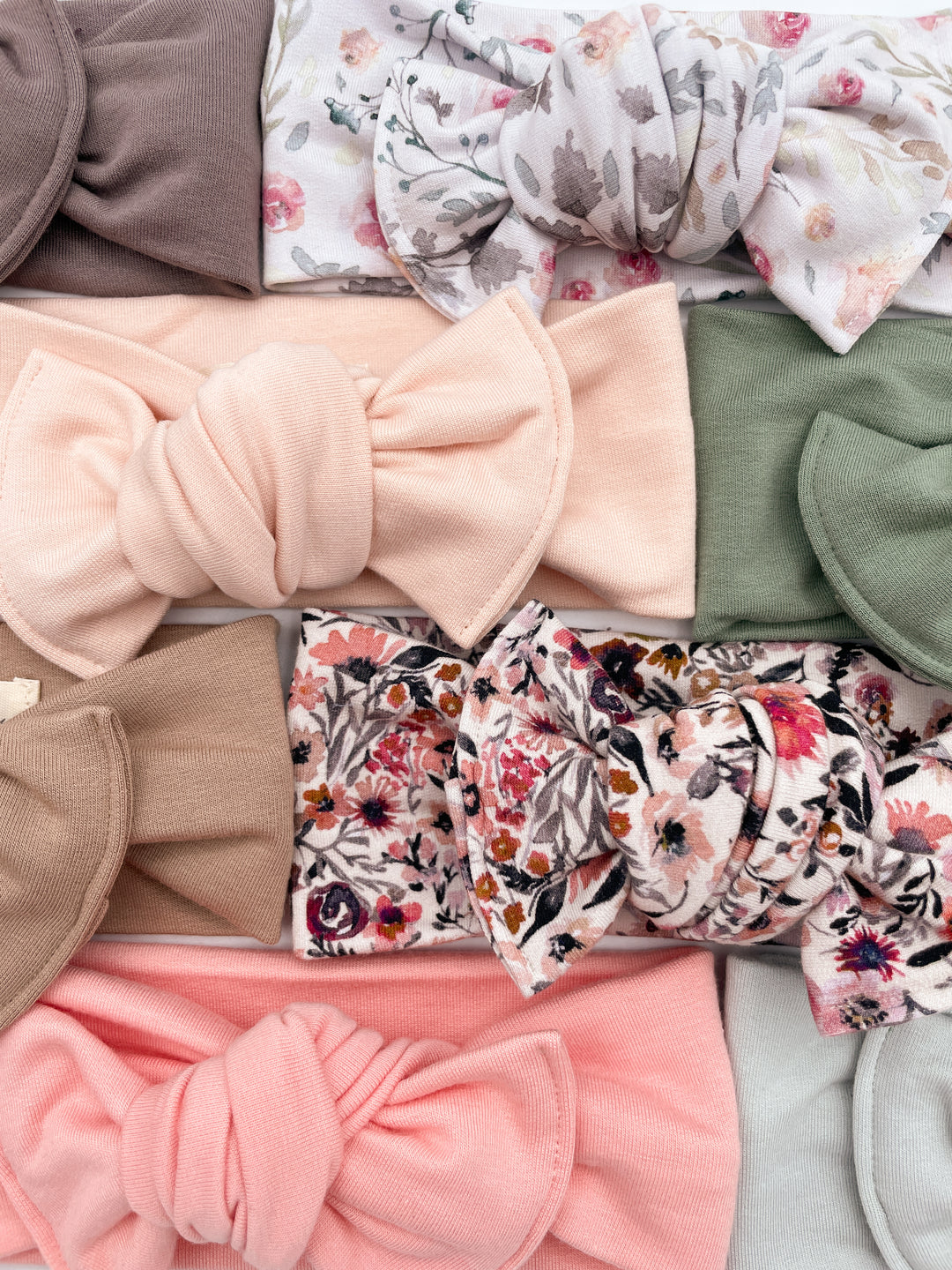 Bandeau boucle en bambou à nouer - Taupe