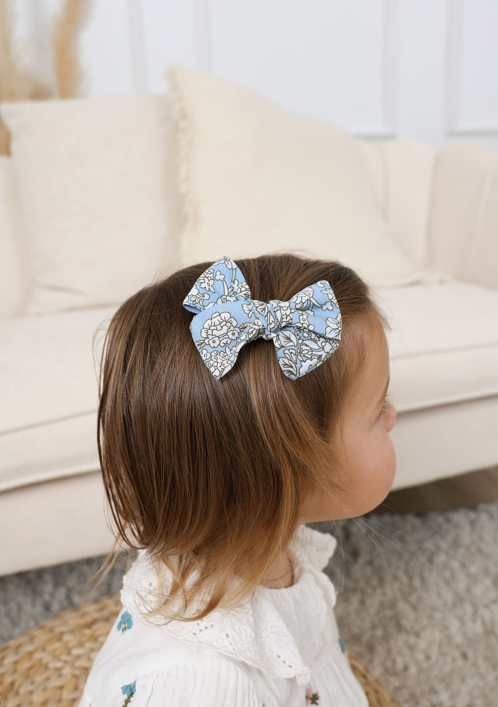 Boucle coton - Bleu vintage