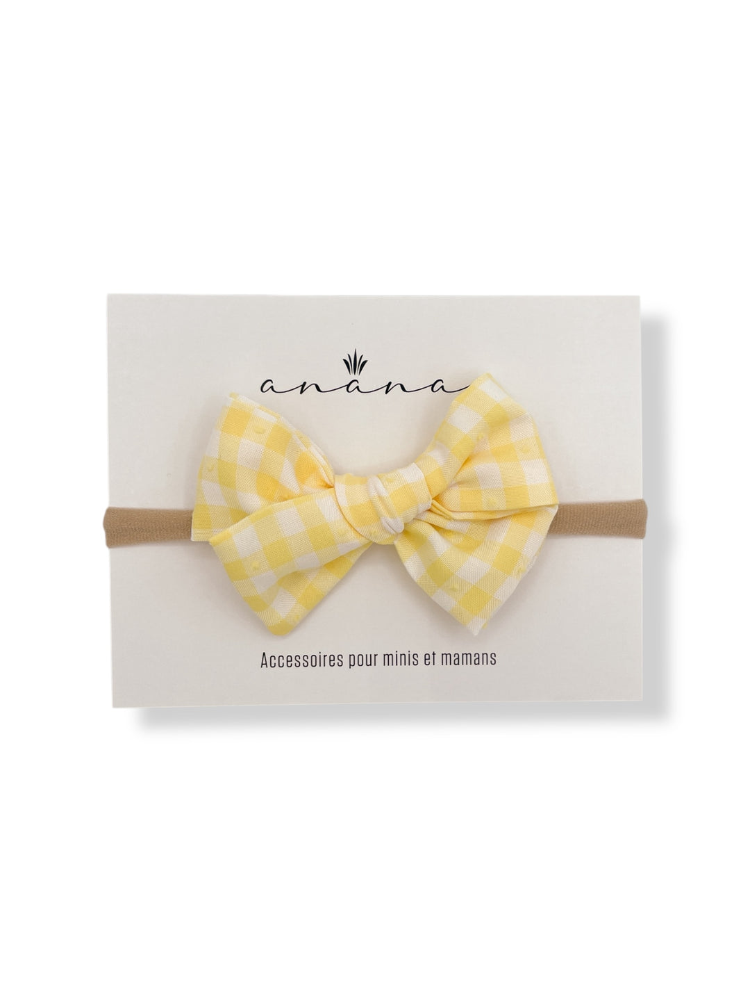 Boucle - Vichy Jaune