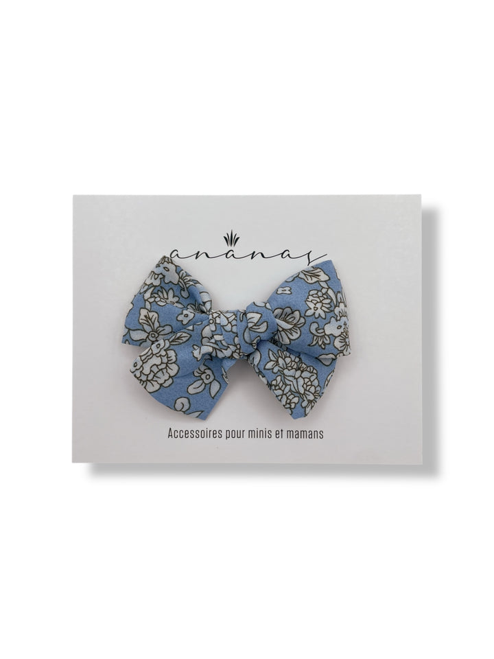 Boucle coton - Bleu vintage