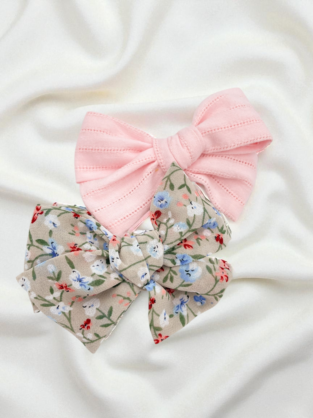 Boucle - Coton Brodé Rose