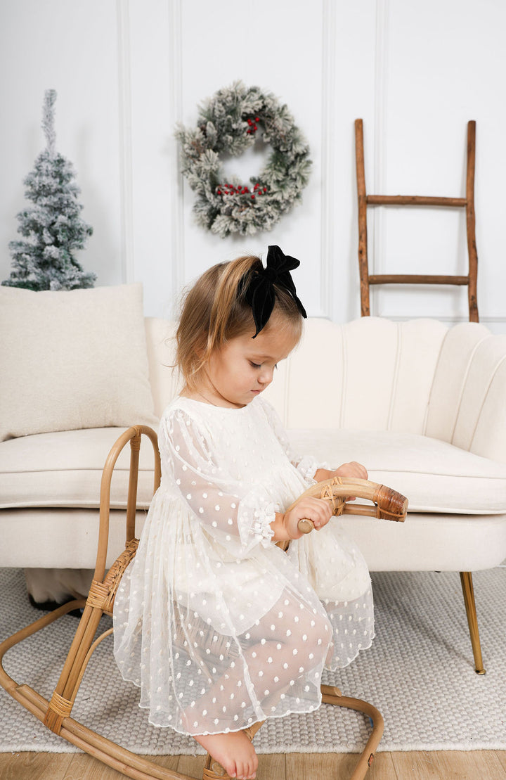 Boucle Fable Velours -  Noir