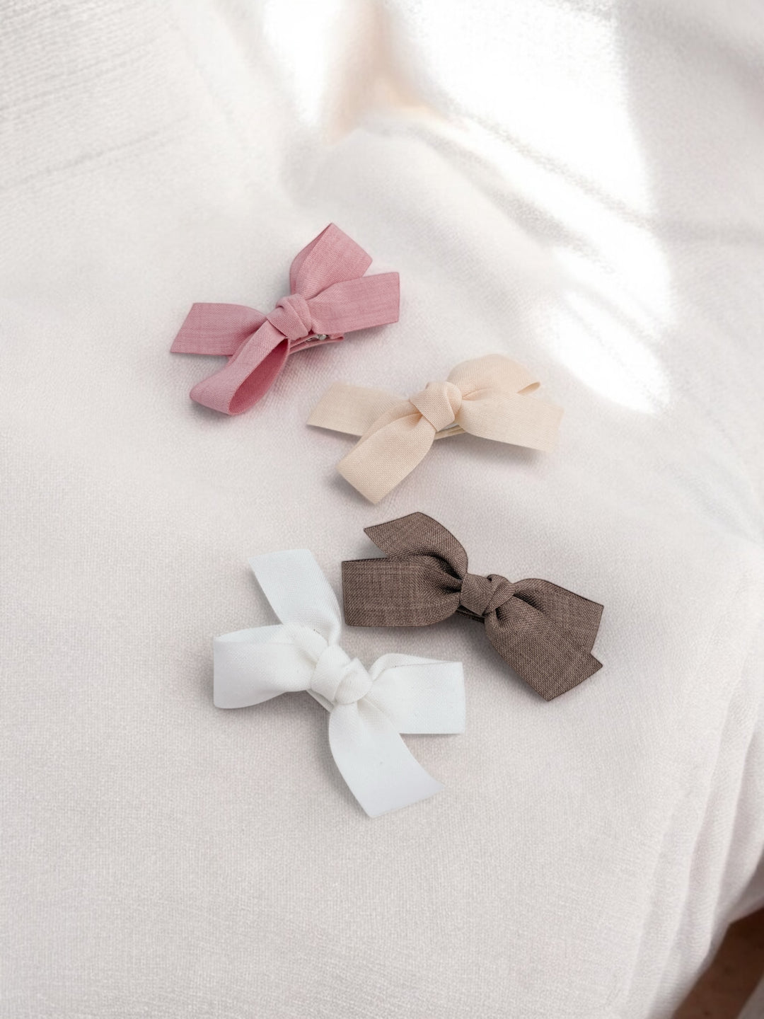 Boucles à cheveux sur pince - Coton