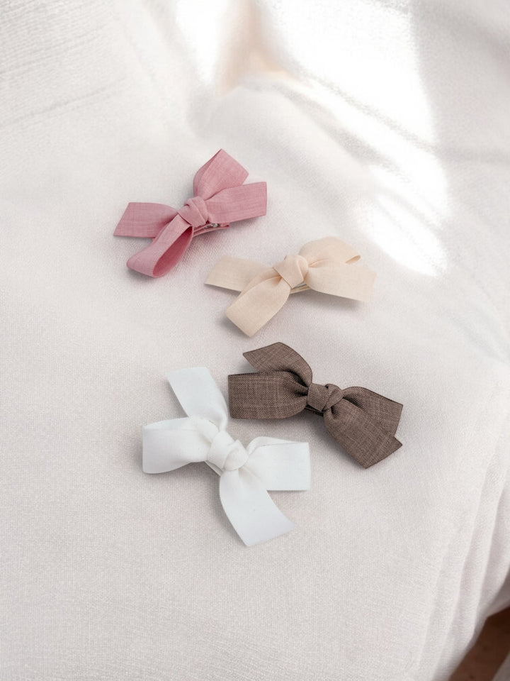 Boucles à cheveux sur pince - Coton