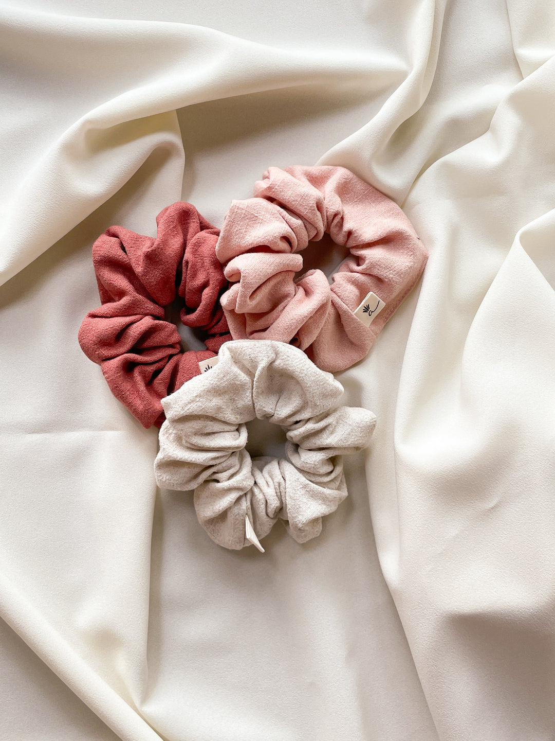 Chouchou en Lin - Terracotta