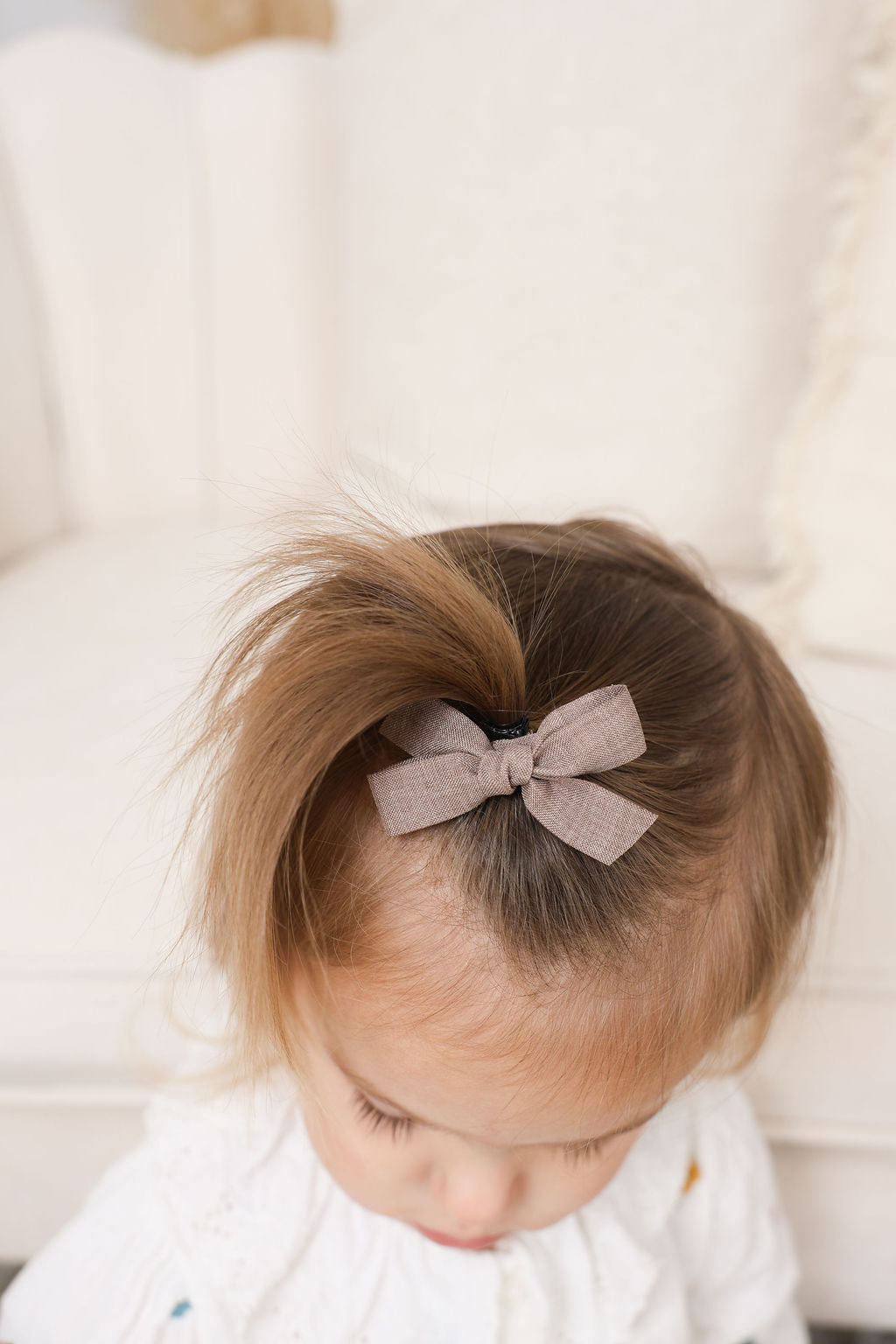 Boucles à cheveux sur pince - Coton