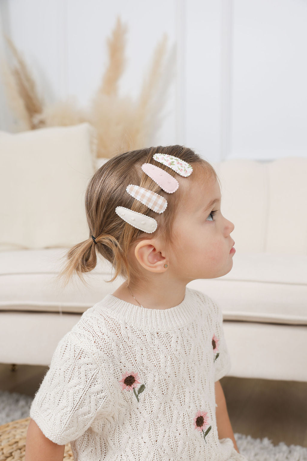 Barrettes en tissu - Classique