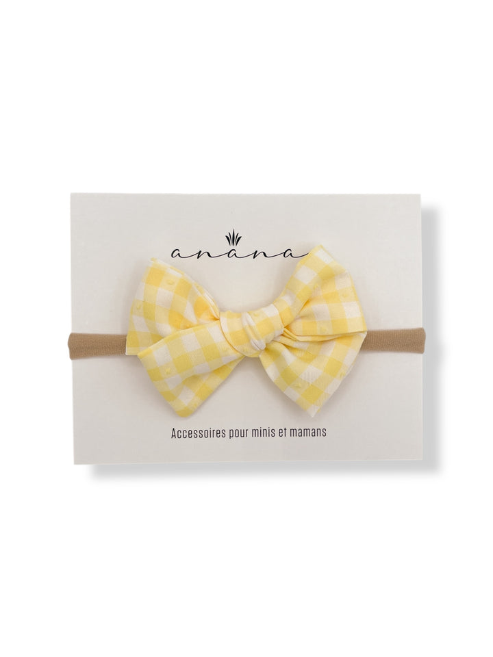 Boucle - Vichy Jaune